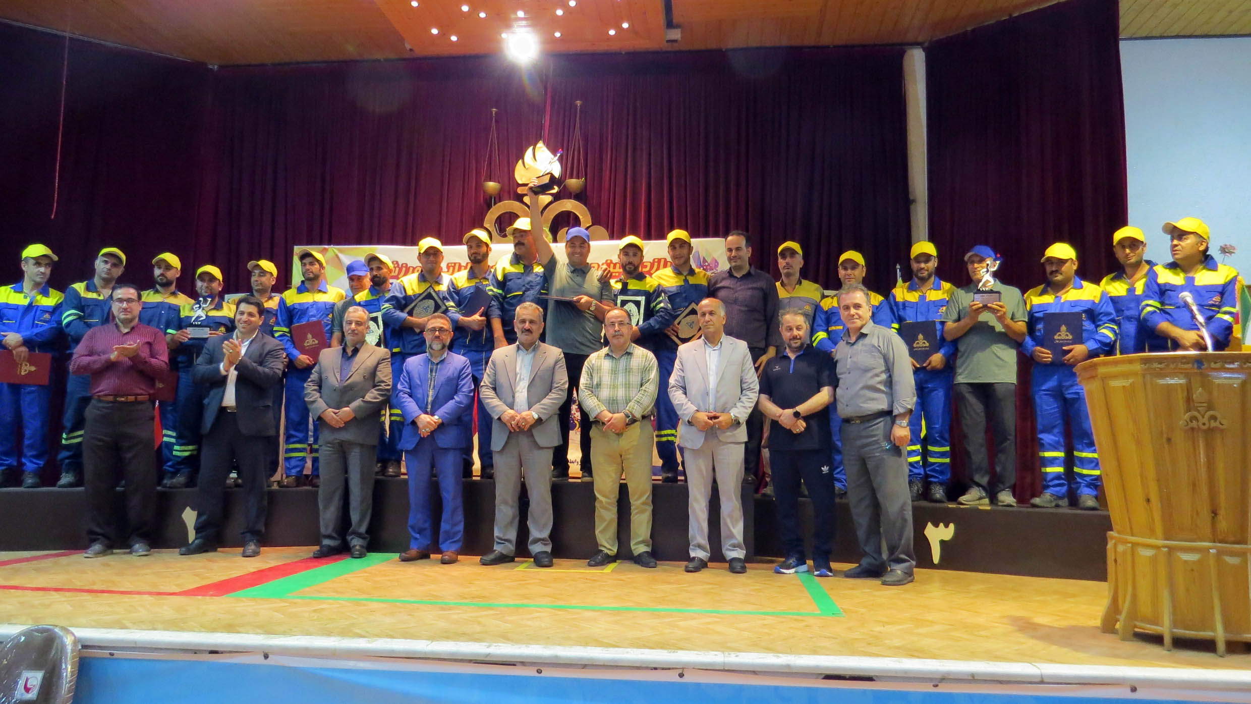برگزاری یازدهمین دوره مسابقات عملیاتی-ورزشی امدادگران شرکت گاز گیلان در رشت