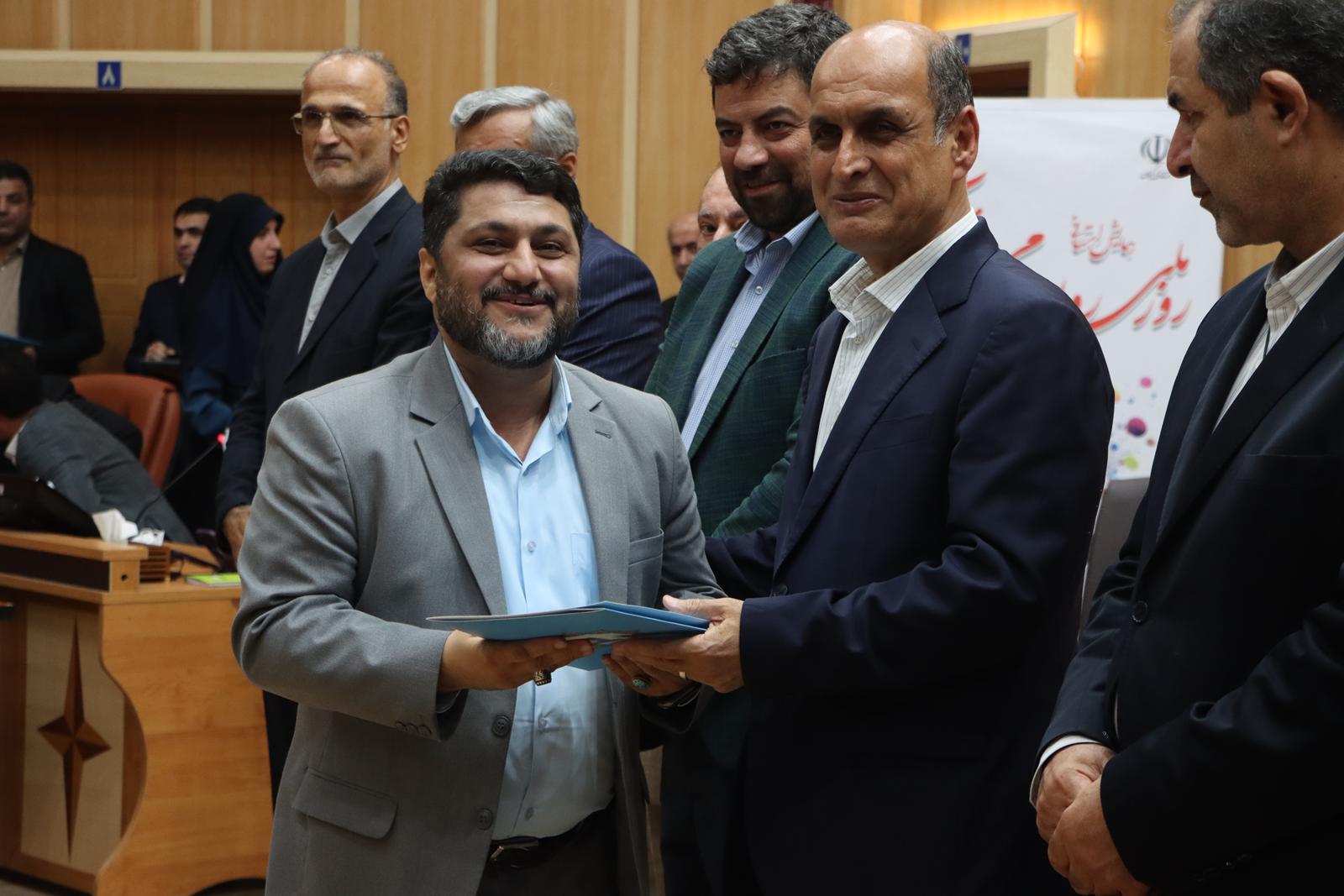 کسب عنوان برتر توسط روابط عمومی بازرسی گیلان