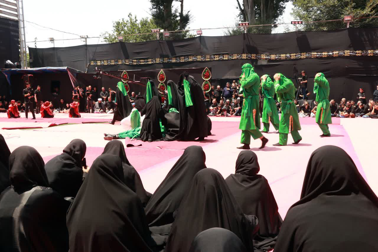 اجرای تعزیه «مولای عشق» در کانون جوانان رضوی گیلان + تصاویر