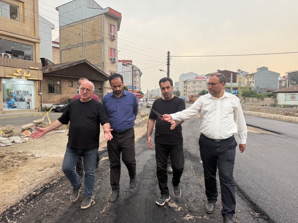 آغاز عملیات آسفالت خیابان سعدی به سرگل پس از سال‌ها انتظار