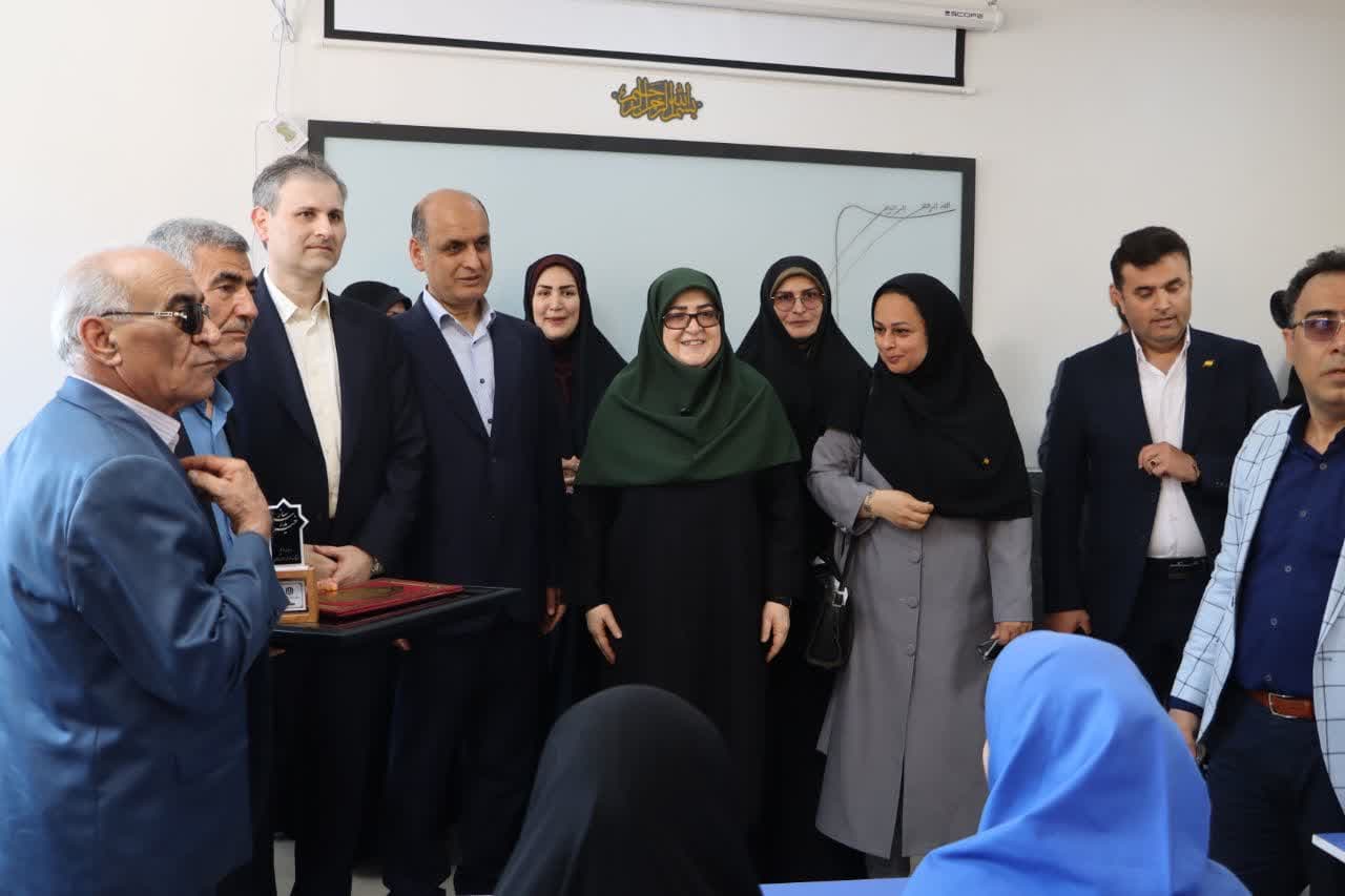 افتتاح یک مدرسه خیر ساز در مسکن مهر رشت