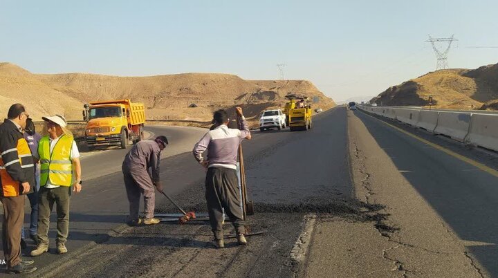  آغاز بهسازی ۱۰ کیلومتر از محور آزاد راه رشت – قزوین