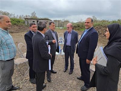 بازدید مسئولان ارشد از پروژه ملی تصفیه‌ خانه فاضلاب لنگرود / تصمیمات کلیدی برای تسریع در اجرای طرح
