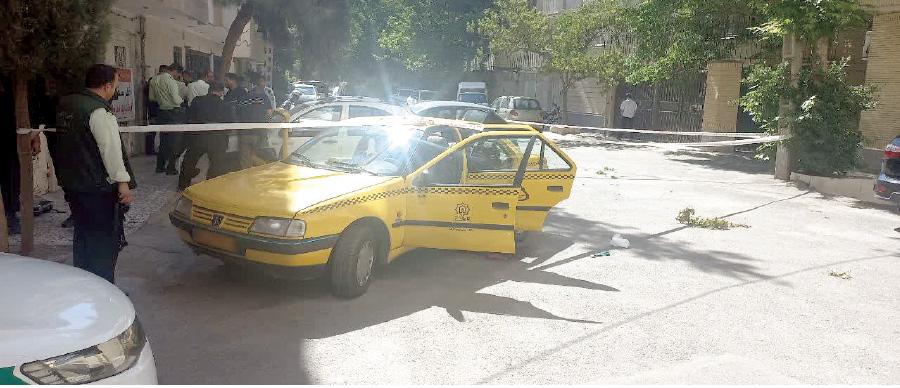  قتل همسر در تاکسی مقابل چشم فرزند؛ مرد مسلح خودکشی کرد