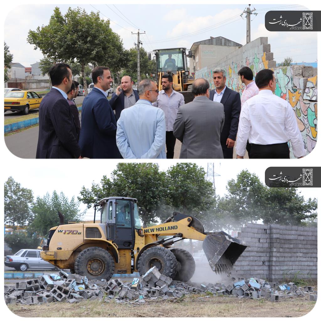 شتاب گرفتن دو پروژه خیابان ۱۴متری لاله و کانال ژ۵ با پیگیری شهردار رشت
