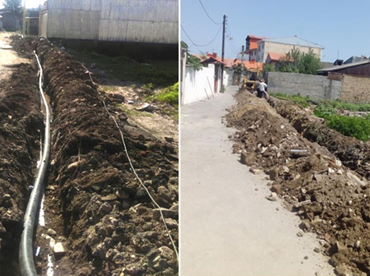 توسعه 59 کیلومتر شبکه آبرسانی شهری و روستايی شهرستان رشت