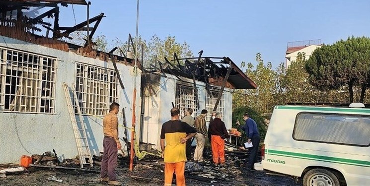 آتش سوزی مرگبار در کمپ ترک اعتیاد لنگرود/27 کشته تاکنون