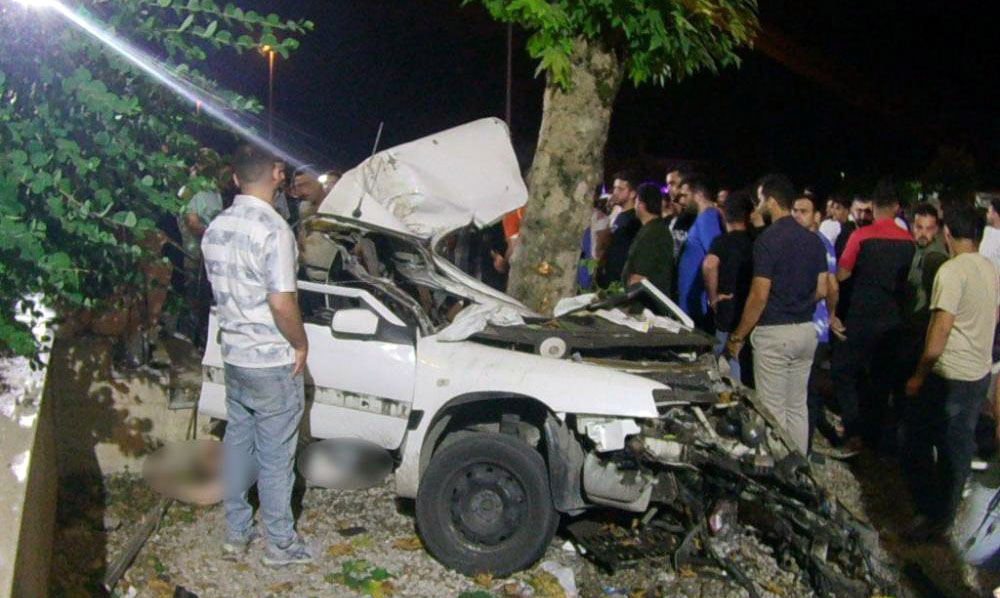  سرعت بالای زانتیا در مسیر آستارا به تالش جان ۴ جوان را گرفت