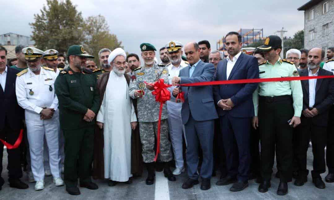 تقاطع غیر همسطح شهدای نیروی دریایی رشت به بهره‌ برداری رسید