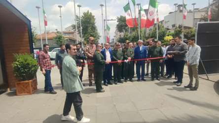 آیین افتتاحیه اولین دوره نمایشگاه «رشت ساخت» در پیاده راه فرهنگی