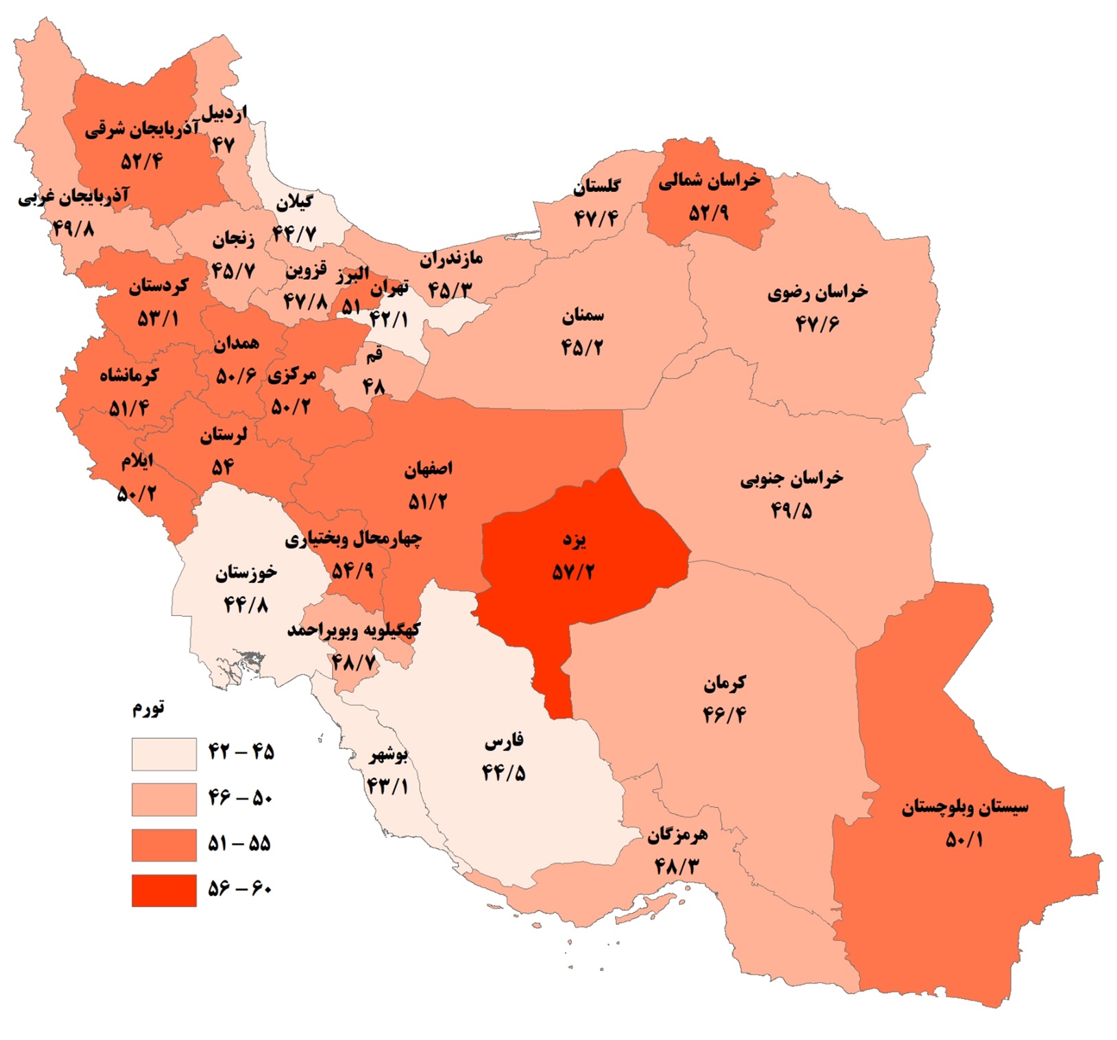 نرخ تورم گروه خوراکی‌ها در گیلان پایین‌تر از میانگین کشور است!