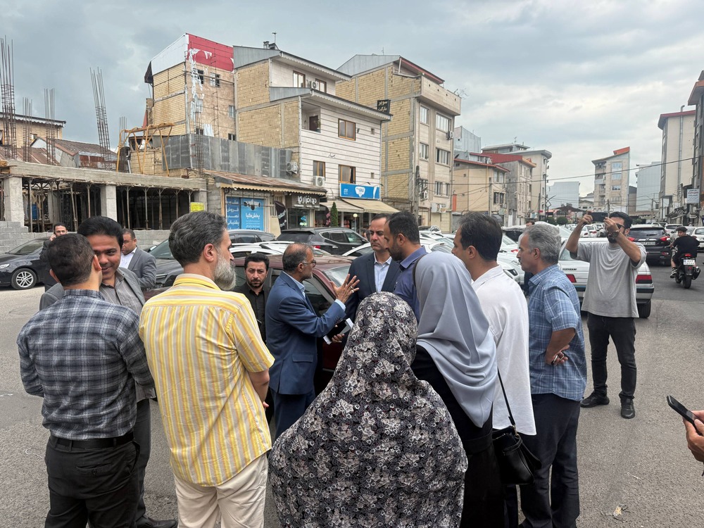 بررسی میدانی پروژه بازگشایی معابر رشتیان با حضور شهردار و کمیسیون شهرسازی رشت