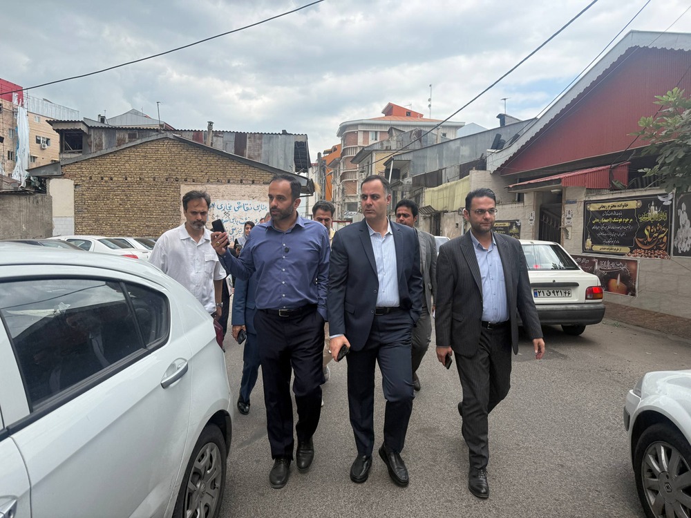 بررسی میدانی پروژه بازگشایی معابر رشتیان با حضور شهردار و کمیسیون شهرسازی رشت