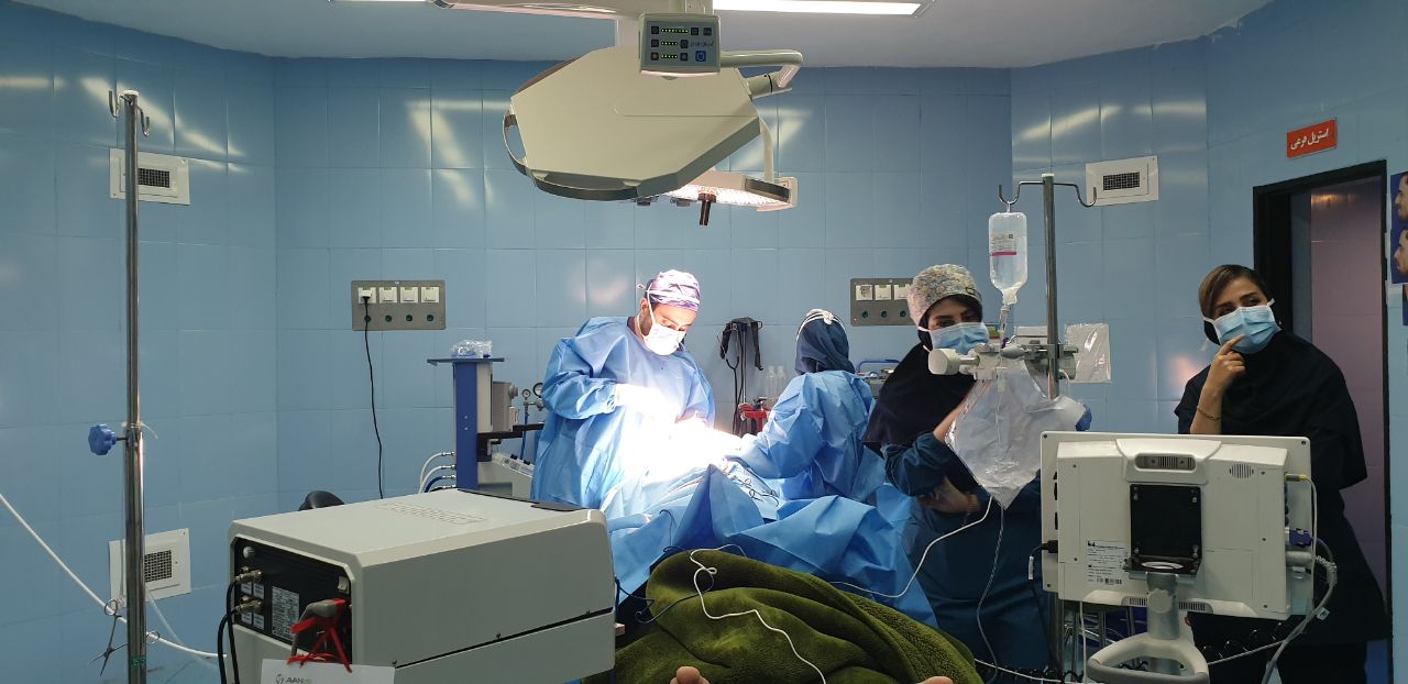 انجام اولین عمل جراحی بینی در بیمارستان شهدای رضوانشهر