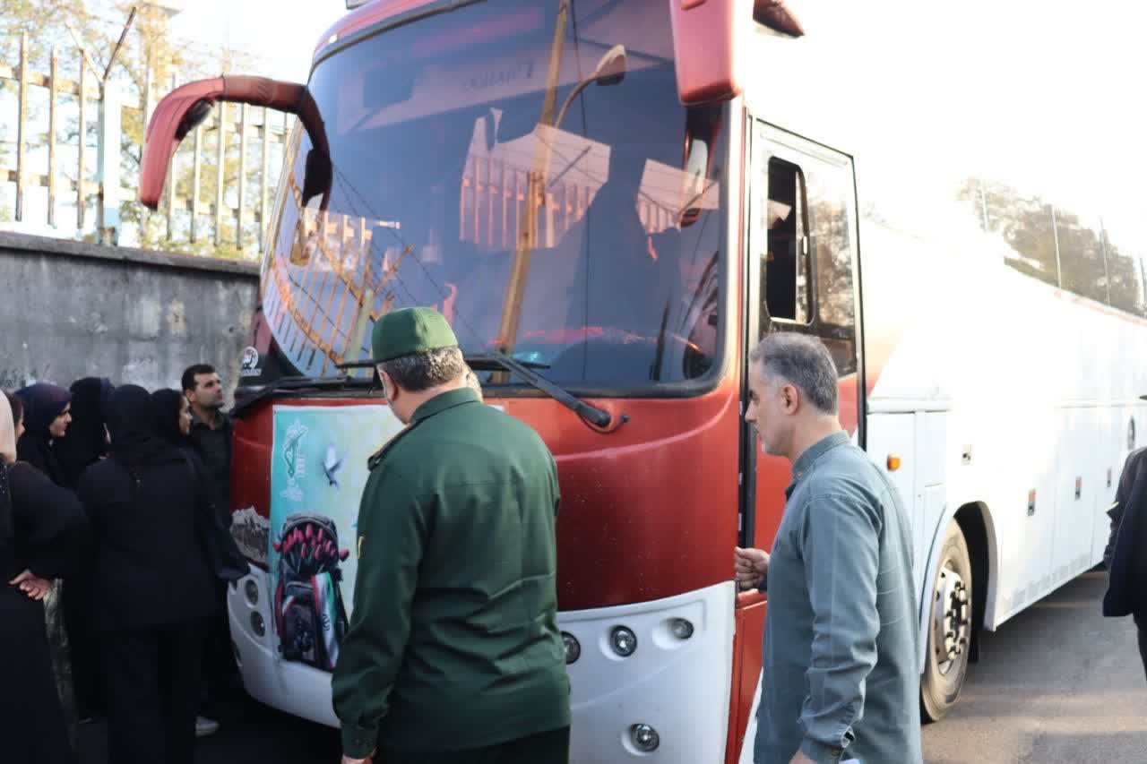 اعزام 250 دانش آموز دختر شهر رشت به اردوهای راهیان نور 