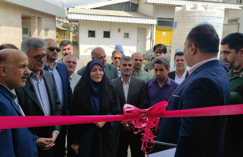تصفیه‌ خانه فاضلاب بیمارستان غدیر سیاهکل افتتاح شد + تصاویر