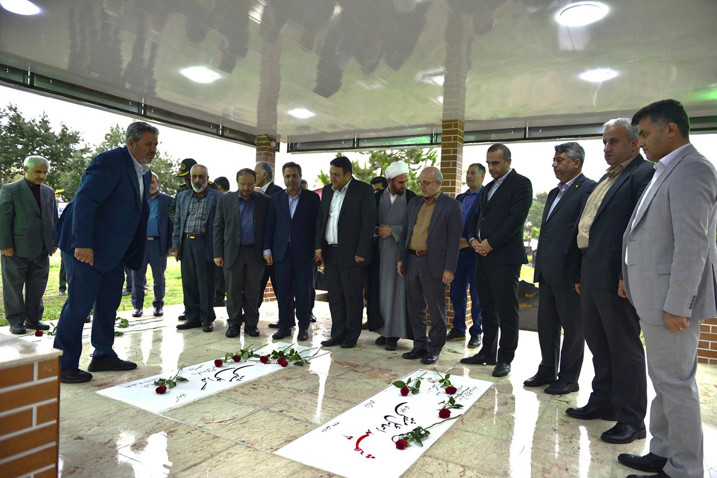 رونمایی از سردیس شهید موسی نامجوی در منطقه آزاد انزلی