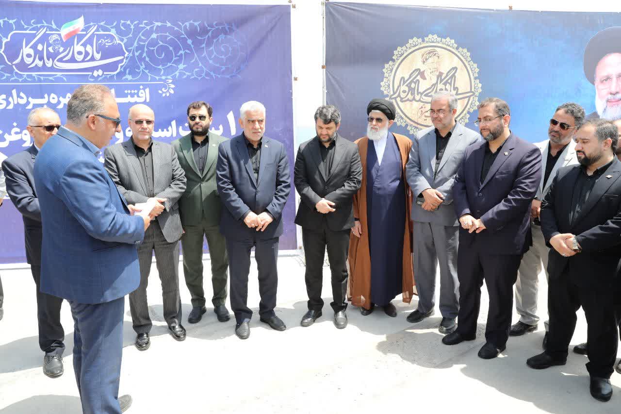 افتتاح رسمی پنجمین پست اسکله و ۴ مخزن روغن جدید در مجتمع بندری کاسپین