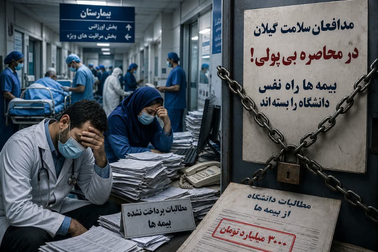 مطالبات معوق بیمه‌ها، نفس نظام سلامت گیلان را به شماره انداخت!