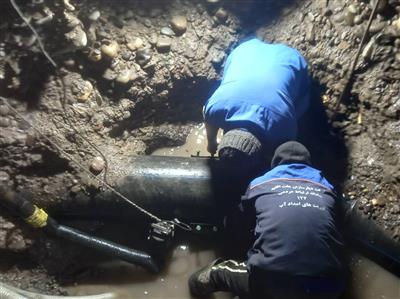 مدیریت سه حادثه آب‌ رسانی در رشت بدون قطعی؛ خدمت به ۲۹ هزار خانوار تداوم یافت