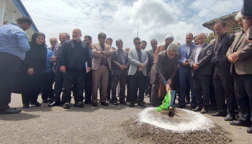 ‌ احداث مجتمع سلامت آستانه اشرفیه کلنگ زنی شد