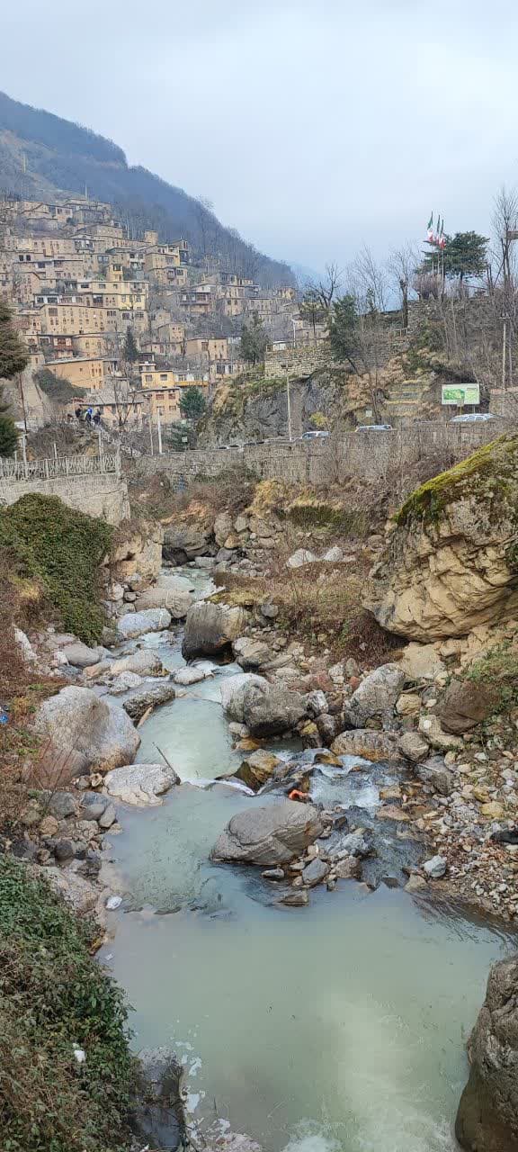 نمایی دیگر از ماسوله زیبا در زمستان