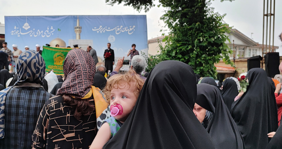 گزارش تصویری استقبال از کاروان خادمین حرم مطهر رضوی در رشت