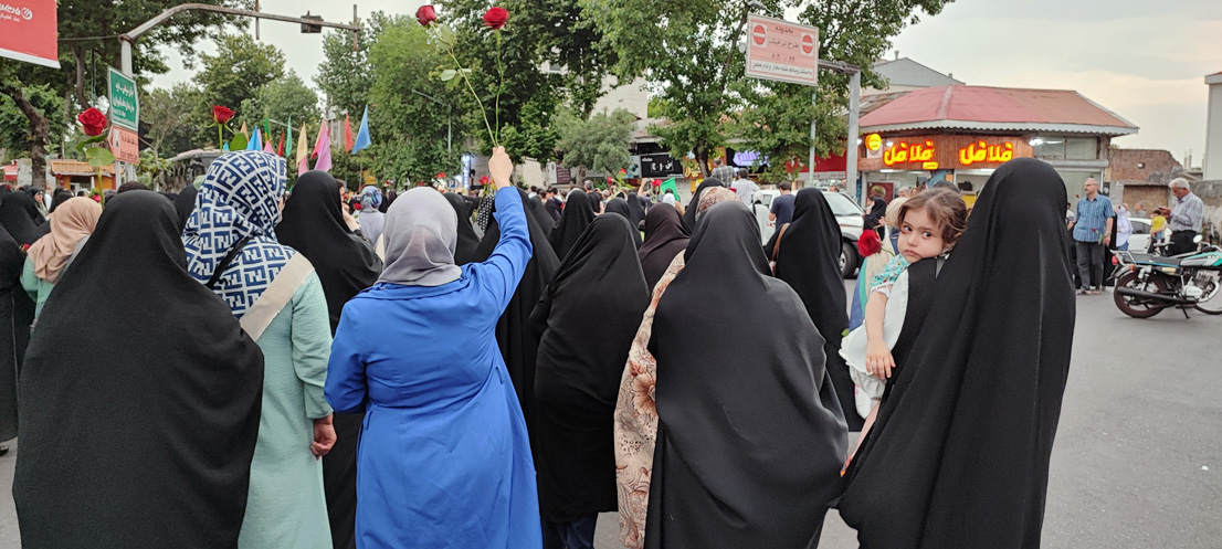 گزارش تصویری استقبال از کاروان خادمین حرم مطهر رضوی در رشت