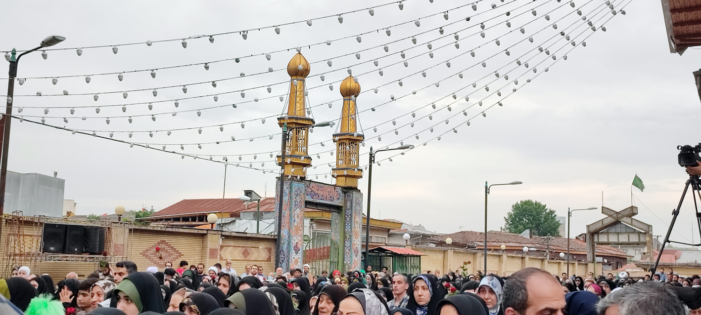 گزارش تصویری استقبال از کاروان خادمین حرم مطهر رضوی در رشت