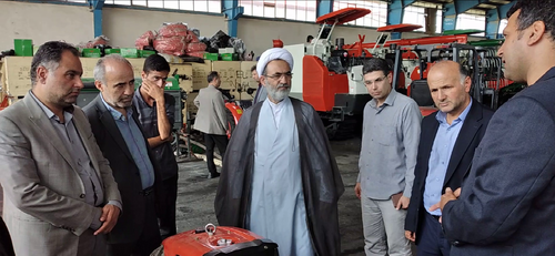 بازدید رئیس دفتر نماینده ولی فقیه در استان گیلان از شهرک صنعتی سپید رود رشت + تصاویر