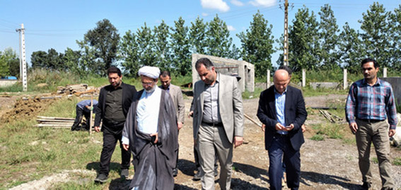 بازدید رئیس دفتر نماینده ولی فقیه در استان گیلان از شهرک صنعتی سپید رود رشت + تصاویر