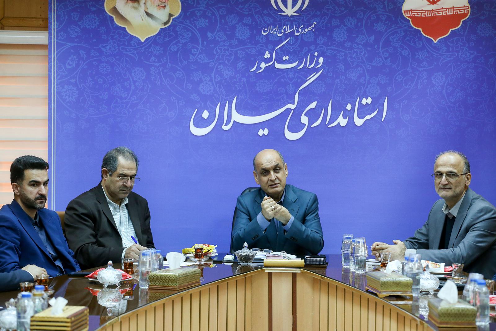 پوستر نخستین اجلاس استانداران کشورهای ساحلی خزر در گیلان رونمایی شد 