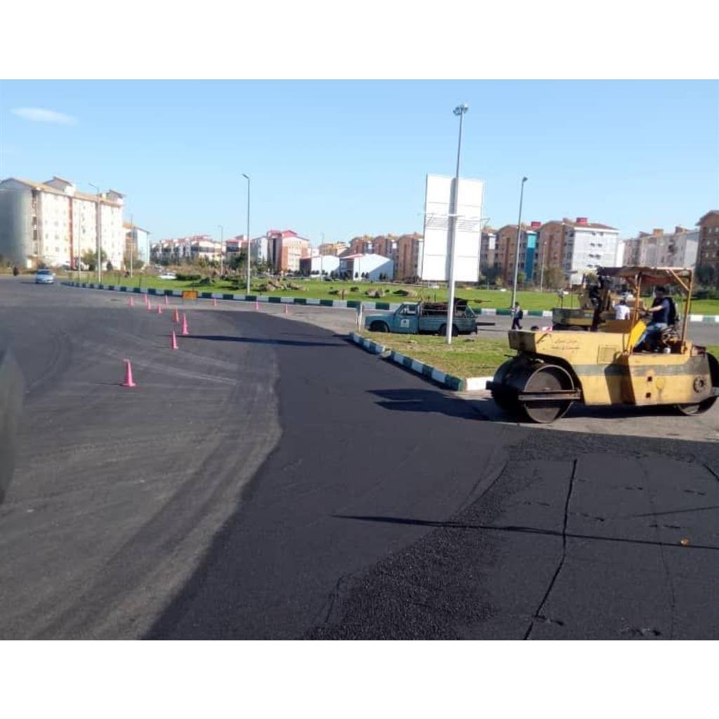 روکش آسفالت خیابان های مسکن مهر رشت