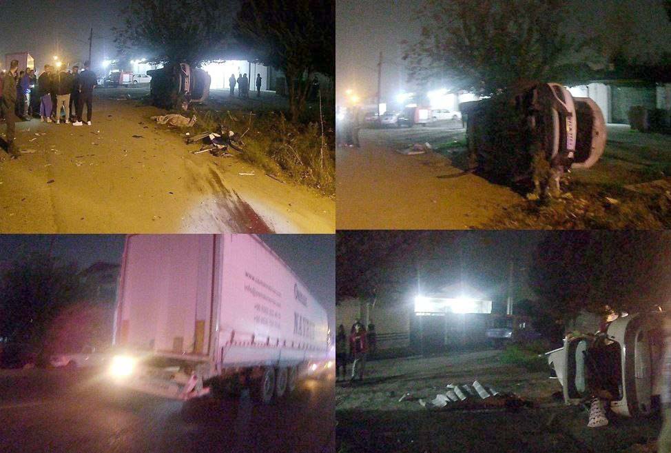 برخورد تیگو ۵ با تریلی در جاده خمام/ مرگ دو جوان 24 ساله و دختر همراهشان 