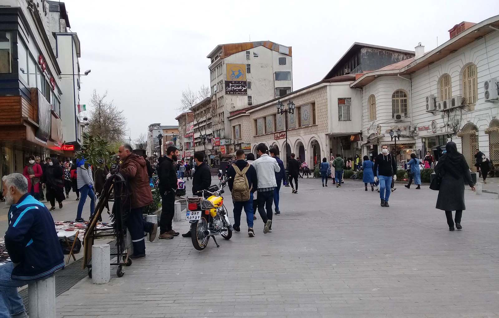 تردد موتور سیکلت در پیاده راه فرهنگی رشت ممنوع شد