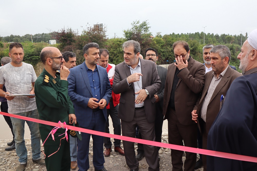  افتتاح بزرگترین سردهنه بتنی مسلح استان گیلان در شهرستان رضوانشهر