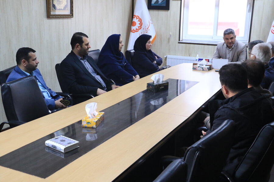 دیدار مدیر عامل آسایشگاه معلولین و سالمندان گیلان با سرپرست بهزیستی گیلان