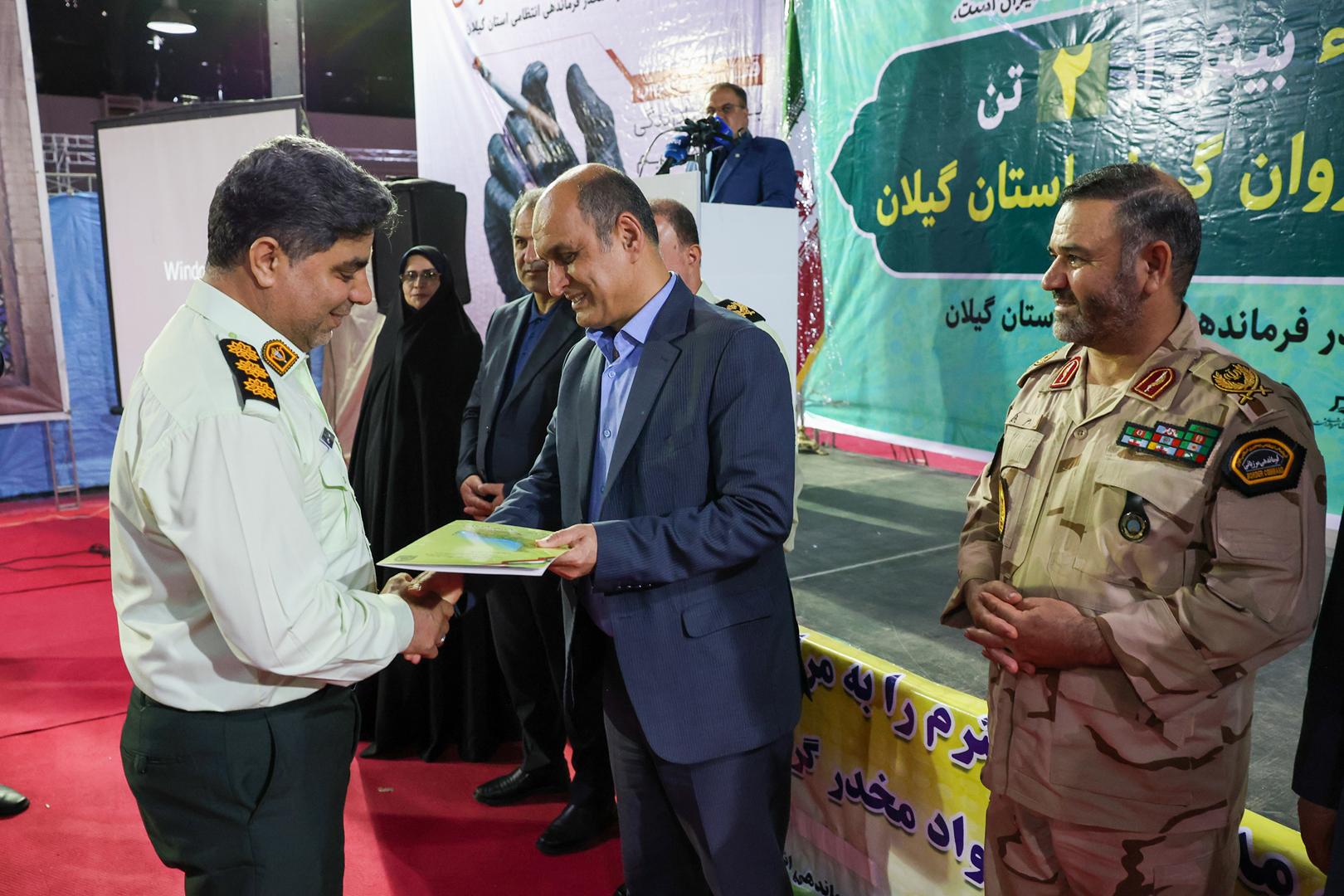 امحای بیش از ۲ تن مواد مخدر در گیلان؛ دستگیری 500 قاچاقچی طی 3 ماه