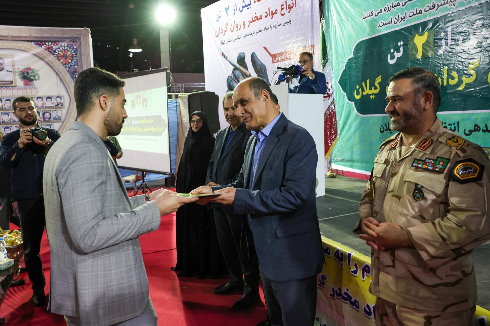 امحای بیش از ۲ تن مواد مخدر در گیلان؛ دستگیری 500 قاچاقچی طی 3 ماه