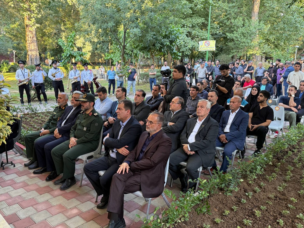  سالن ورزشی «شهیده مرضیه نبوی‌نیا» در بوستان ملت رشت افتتاح شد + تصاویر