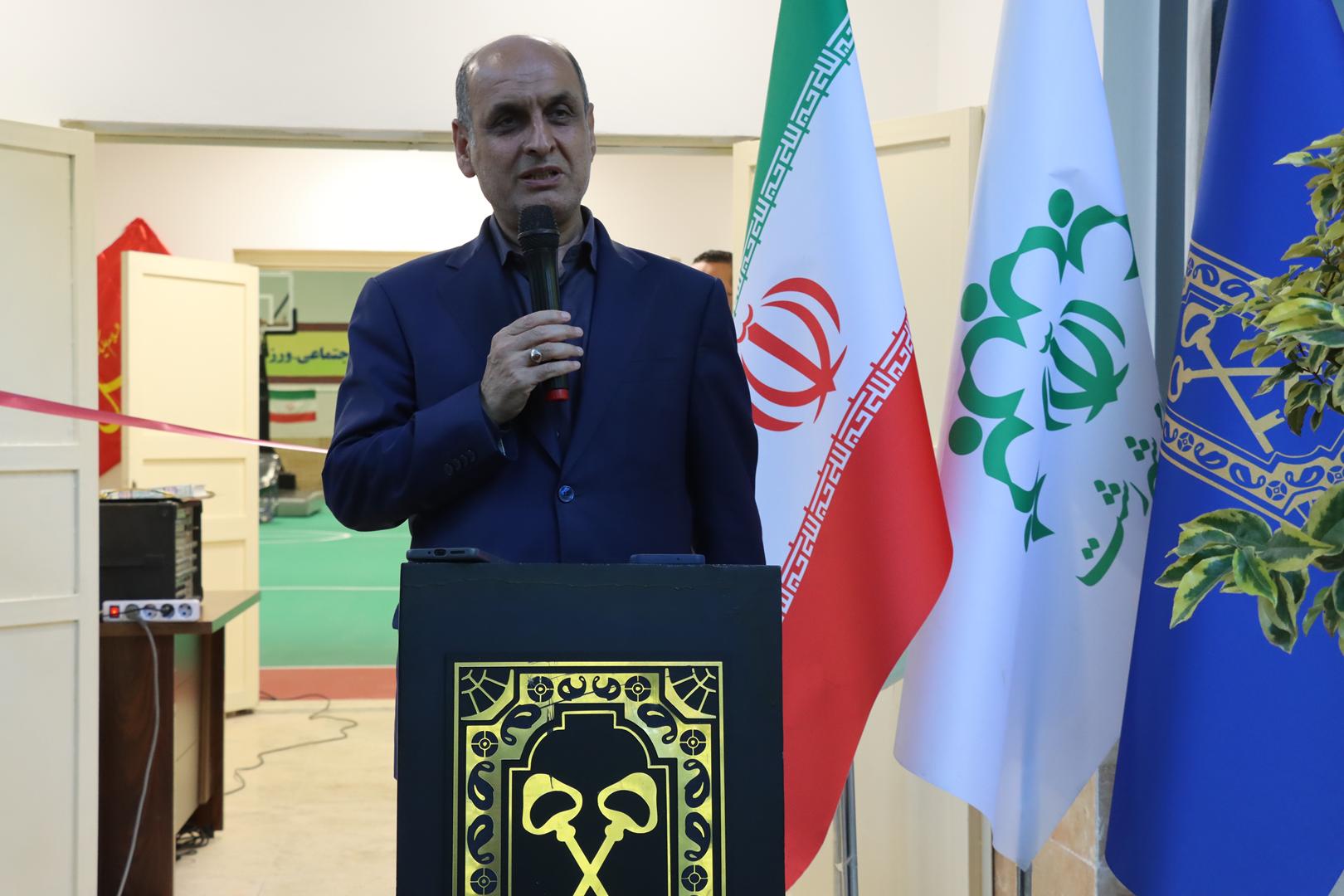  سالن ورزشی «شهیده مرضیه نبوی‌نیا» در بوستان ملت رشت افتتاح شد + تصاویر