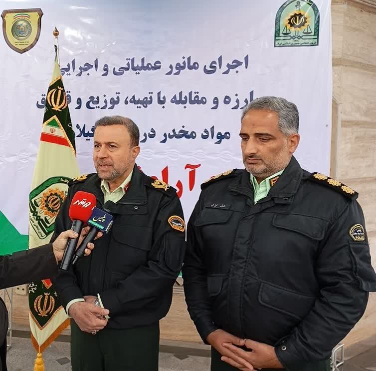  کشف بیش از ۳ تُن انواع مواد مخدر در گیلان