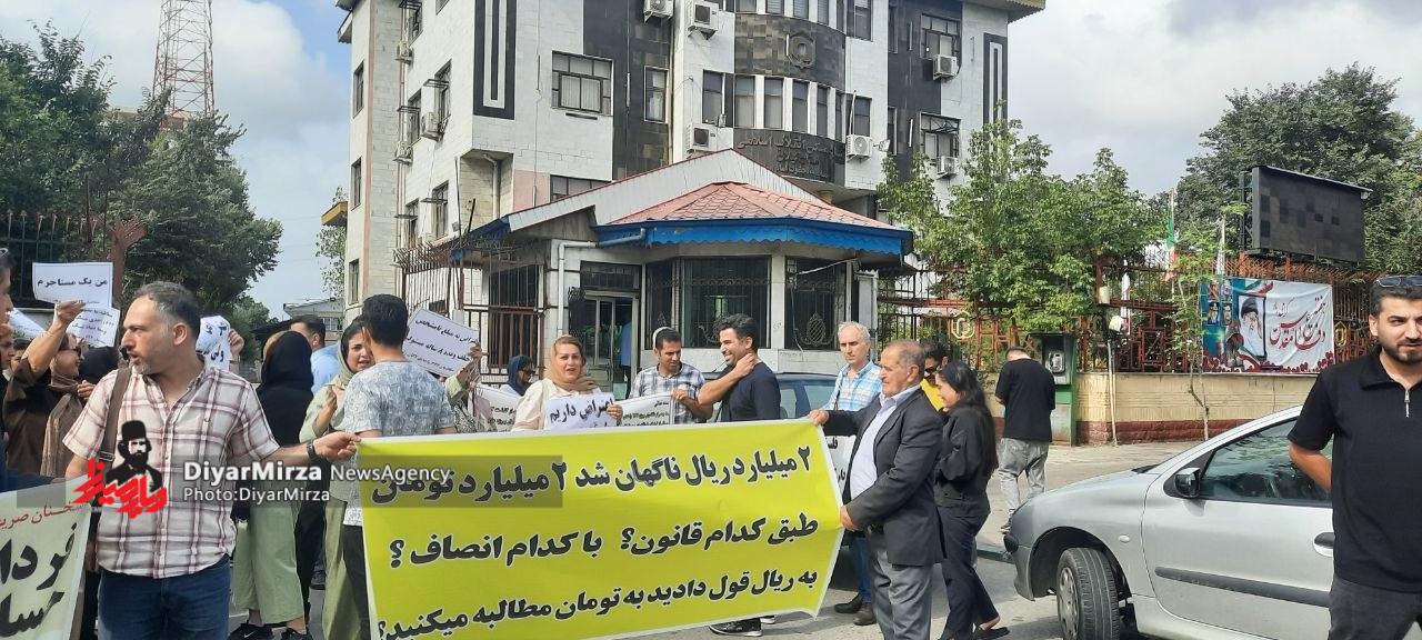 اعتراض متقاضیان مسکن ملی لاکان رشت به افزایش آورده؛ تحویل واحدها باز هم به تعویق افتاد